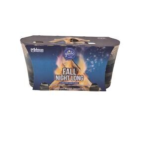 Glade Fall Night Long Candle Set – 2-Pack Scented Candles – Limited Edition